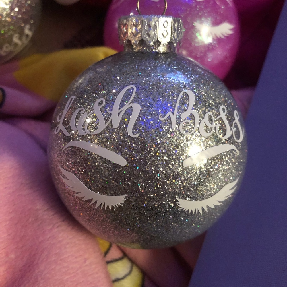 Lash Boss Christmas Ornament
